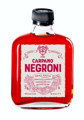 Negroni, Cocktail ready to drink by Carpano