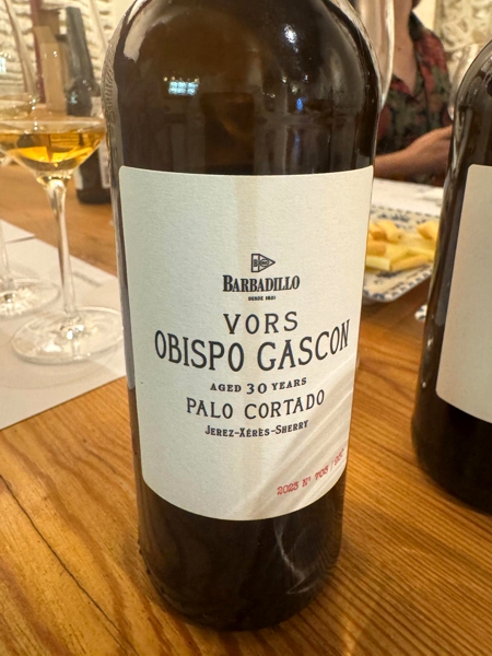 Sherry Barbadillo "Obispo Gascon", Palo Cortado V.O.R.S.