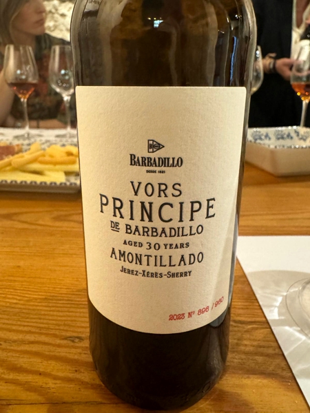 Sherry Barbadillo "Principe" Amontillado V.O.R.S.