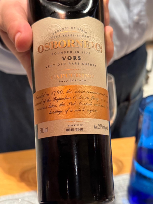 Sherry Osborne "Capuchino" Palo Cortado V.O.R.S.